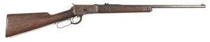 WINCHESTER MODEL 53 HALF MAG L/A RIFLE: 32 WCF; 5 shot mag; 21½" barrel; f. bore ; standard sights; two line NEW HAVEN address, MODEL 53 WINCHESTER NICKEL STEEL & 32 WCF to barrel; WINCHESTER markings to tang; slight wear to profiles; clear markings; grey