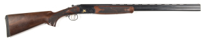 STEVENS GOLD WING MODEL 512 U/O SHOTGUN: 28G; 2¾" chambers; tight on the face; 26" barrels; exc bores; comes with a set of Stevens chokes; gun is almost "as new" with a full blacked finish to barrels, action & t/guard; gold game birds in flight to the act