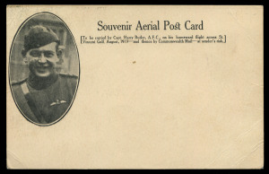 Aerophilately & Flight Covers : Aug.1919 (AAMC.22aa.) Adelaide - Minlaton flights by Harry Butler: Aug.1919 (AAMC.22aa) souvenir postcard prepared for the flights. Unused.