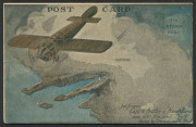 Aerophilately & Flight Covers : Aug.1919 (AAMC.22aa.) Adelaide - Minlaton flights by Harry Butler: Aug.1919 (AAMC.22aa) souvenir postcard prepared for the flights. Unused. - 2