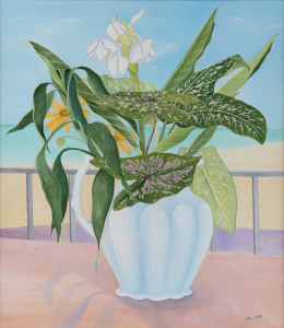DIANA CROOKE (b.1954) Untitled (still life) acrylic on board, signed lower right, 68 x 56cm.