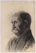 E.M. BLYTH A collection of ten portraits (6 male, 4 female), early 20th Century, charcoal on horizontal wove artist's paper, ​all signed "E.M.Blyth", each approx 48 x 32cm. (10 items). - 10