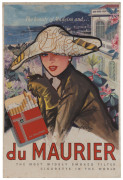 JOSEPH (JOE) GREENBERG (1923 - 2007), A set of three (3) colour lithographic du Maurier cigarette posters, circa 1953, featuring glamorous women in exotic locations: Madeira, London and New York, all with the same by line "The Most Widely Smoked Filter Ci - 2