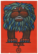 TRAVEL POSTER: Henryk TOMASZEWSKI (Poland, 1914 - 2005), POLAND: See Poland delight in its colourful folklore, 1966, signed & dated in the plate, with affixed label re accommodation, 97 x 67cm. Also, a CYRK poster, and two film posters of the same period - 2