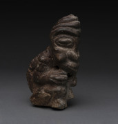 A funerary figure, carved stone, Kissi tribe, Guinea, ​17cm high
