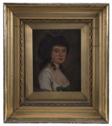 European School Portrait of a Lady, oil on board, 18th Century, - 2