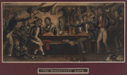 "The Midshipmen's Birth" and "A Scene on the Main Deck..." a pair of satirical hand-coloured aquatints, published around 1824 by M. Jenkins, Strand. (2) both approx. 20 x 40cm. - 2