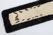 An ermine fur shawl, late 19th century, ​230cm long - 2