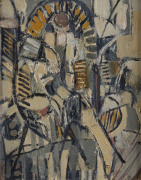 Joseph GREENBERG (1923 - 2007) Untitled, oil on board, (2), circa 1960s each 25.5 x 20.5cm. (2 items) - 2