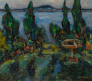 Joseph GREENBERG (1923 - 2007) The Garden at Mount Martha, oil on composition board, 61 x 69cm.