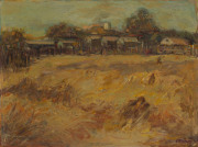 Joseph GREENBERG (1923 - 2007) A farm near Mornington, oil on composition board, signed lower right, 45.5 x 61cm.