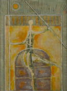 Joseph GREENBERG (1923 - 2007) Untitled, oil on composition board, 61 x 45cm.