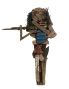 Joseph GREENBERG (1923 - 2007), seaside hunting figure, driftwood and found objects, 94cm high