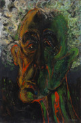 Joseph GREENBERG (1923 - 2007), self portrait, acrylic on canvas board, ​92 x 61cm