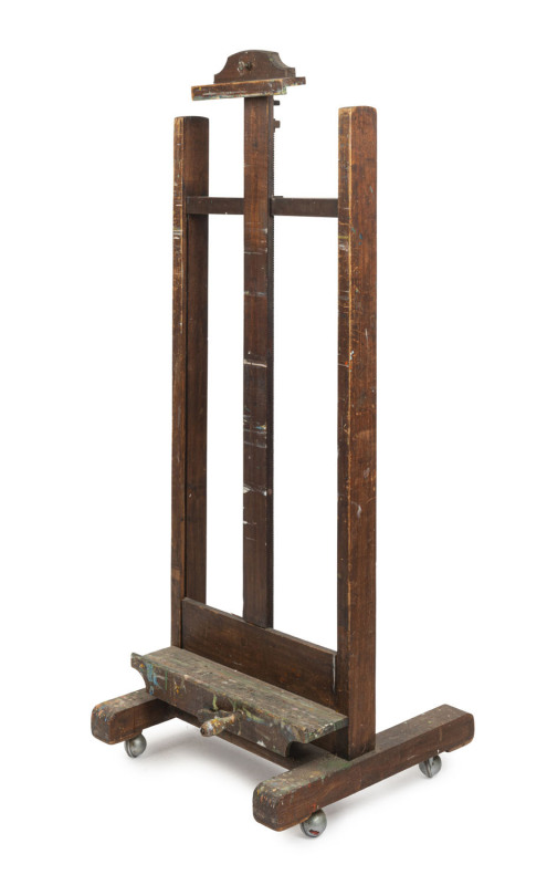 Joseph GREENBERG'S art easel, 20th century, ​160cm high, 67cm wide, 66cm deep