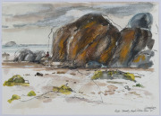 Joseph GREENBERG (1923 - 2007), South Gippsland series, (13 items), pen, watercolour and pastel on paper, 22 x 31cm each approximately. - 3