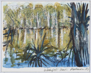 Joseph GREENBERG (1923 - 2007), Australian landscapes, (13 items), pen, watercolour and pastel on paper, the largest 22 x 31cm