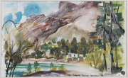 Joseph GREENBERG (1923 - 2007), Australian landscapes, (13 items), pen, watercolour and pastel on paper, the largest 22 x 31cm - 7