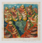 Joseph GREENBERG (1923 - 2007), Australian landscapes, (5 items), oil on card, the largest 27 x 32cm - 4