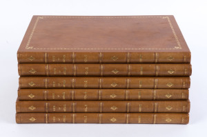 Gracius J. BRIONOWSKI, The Birds of Australia, in six volumes [Charles Sturt & Co.,], 1890. Modern rebinding in leather with gilt decorations and raised bands to the spines.