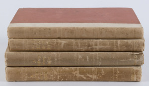 Francis William BAIN (1863 - 1940), Four small books from the library of C.J. Dennis (3 with bookplates from the Robertson & Mullins sale) : "A Digit of the Moon", "A Syrup of the Bees", "In the Great God's Hair" & "A Heifer of the Dawn". Original quarter-vellum bindings. (4).