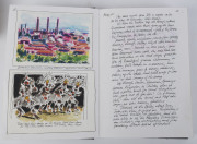 JOSEPH GREENBERG'S TRAVEL DIARIES, NOTEBOOKS, SKETCH-BOOKS, etc.: Italy and Greece 1970 Whitsunday Passage 1985 Alice Springs, the Kimberley, Darwin 1986 Flinders Island 1986-87 Cairns, Cape York, Thursday Island 1987 Hume Highway, Sydney 1988 England, No - 8