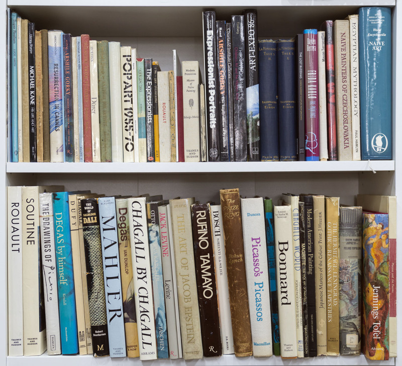 ART & ARTISTS, mainly European and American; a few shelves, (80+ volumes).