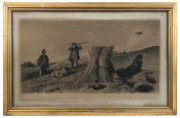 RICHARD ANSDELL (English, 1815 - 1885) A suite of four (4) framed copper engravings depicting hunting scenes, c1870: "Rabbit", "Pheasant", "Partridge" & "Grouse"