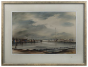 ROBERT THOMAS MILLER (1916 - ?) Untitled (harbour scene), watercolour, signed and dated "70" lower right ​43 x 66cm. - 2