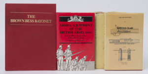 [BRITISH ARMY] "List of Changes in British War Material...in relation to edged weapons, firearms and associated ammunition and accoutrements." 3 volumes: 1860-86, 1886-1900 & 1900-1910 by Skennerton (1979-87); "Arms & Equipment of the British Army, 1866..