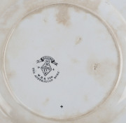 "THE AUSTRALIA BUSH" English porcelain dinner plate decorated with kangaroos in landscape, by William Brownfield & Son, circa 1875, black factory mark with diamond registration, 26cm diameter - 2