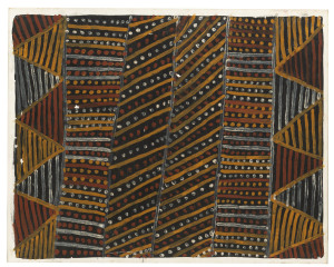 MARY MAGDALENE TIPUNGWUTI, Stone, Jungle Fowl, acrylic on canvas, signed and titled verso, Ref No. 655.03, ​62 x 77cm