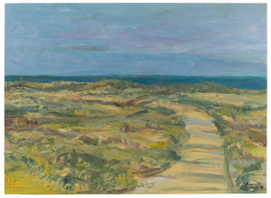 RUSSELL ZEENG (working 1990s), I.) Darebin Parkland, II.) Anglesea, oil on canvas, signed lower right "Zeeng", 52 x 56cm and 41 x 56cm