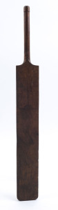 A child's vintage cricket bat, made from a single piece of jarrah, stamped "Special Selecter", circa 1920s, ​58cm long