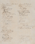 GEORGE DARRELL, ESQ. August 23, 1887: An ornate, leather-bound hand-lettered manuscript congratulating Darrell on his "recovery from a long and dangerous illness, and your Return to the duties of the Profession of which you have been, so many years, a mos - 3