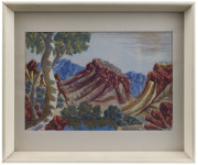 OTTO PAREROULTJA (1914-1993), James's Range, watercolour, signed lower right "Otto Pareroultja", inscribed verso "James's Range, Otto P., 25/11/57", ​18 x 26cm - 2