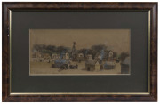 A group of small framed artworks, various shapes and sizes; the largest approx. 52 x 38cm. (7 items). - 4