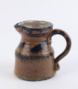 STANISLAV HALPERN pottery jug, signed "S. Halpern", 15cm high, 17cm wide