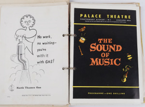 PROGRAMMES: Mostly 1960s British theatre/musical productions including incl. HMS Pinafore (Her Majesty's Theatre, 1962), My Fair Lady (Theatre Royal,1958), Sound of Music (Palace Theatre, 1962); also choral/orchestral productions incl. Royal Choral Societ