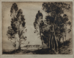 HERBERT REGINALD GALLOP (1890 - 1958), Macquarie Shore, etching, titled, editioned [38/100] and signed in lower margin, 17 x 20.5cm.