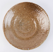 ROBERT BARRON pottery fruit bowl, signed on base, 38cm diameter - 2