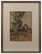 HAROLD SEPTIMUS POWER (1878 - 1951), The Old Home, watercolour, signed "H.S. Power" lower right, 25 x 18.5cm. - 2