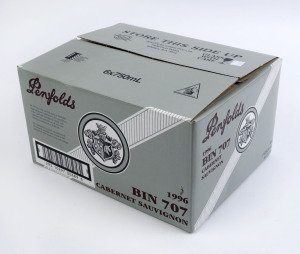 1996 Penfolds Bin 707 Cabernet Sauvignon, South Australia. (6 bottles) in original Penfolds carton.