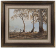 ERNEST A. TREMBATH (b.1943), Goulburn Scene at Yea, oil on board, signed lower right, 42 x 51cm. - 2