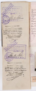 SIR JOSEPH COOK'S DIPLOMATIC PASSPORT as AUSTRALIAN MINISTER for the NAVY, 1918-19, This very important diplomatic passport was the document carried by Cook, while participating in the Imperial War Conference in London in 1918 and in the negotiations that - 3