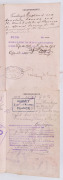 SIR JOSEPH COOK'S DIPLOMATIC PASSPORT as AUSTRALIAN MINISTER for the NAVY, 1918-19, This very important diplomatic passport was the document carried by Cook, while participating in the Imperial War Conference in London in 1918 and in the negotiations that - 5