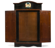 A ship's notice board wall cabinet from the P. & O. ship The Himalaya ​mid 20th century - 2