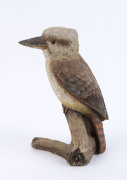 A kookaburra statue, painted chalk ware, late 20th century, ​27cm high - 2