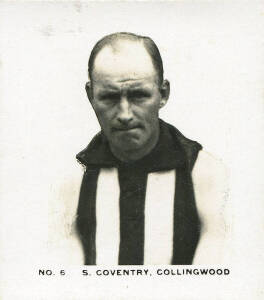 1929 Griffiths (Black Crow) "Football Series" [10/210] - all Collingwood players. Fair/G.