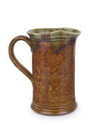 PAMELA "Batman Souvenir Of Melbourne" pottery jug, incised "Pamela, 1934", 13cm high - 2